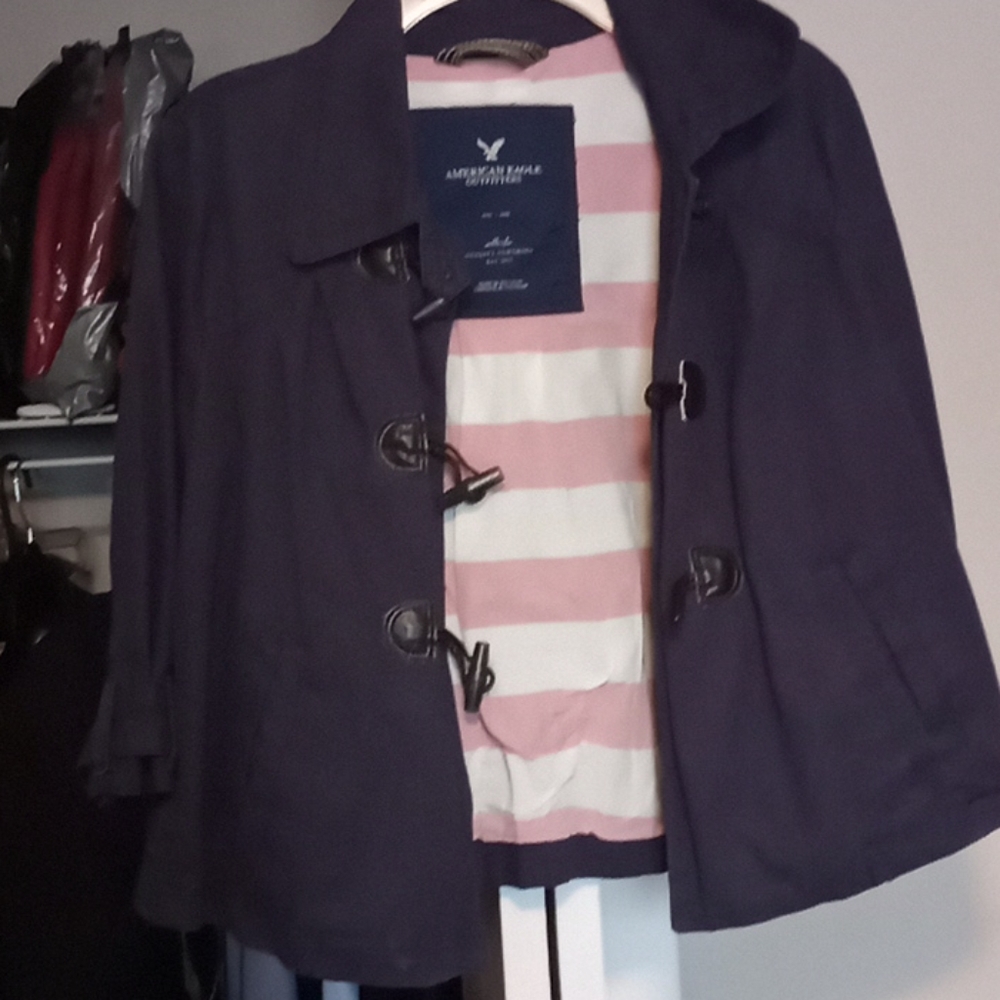 Dark blue American eagle jacket